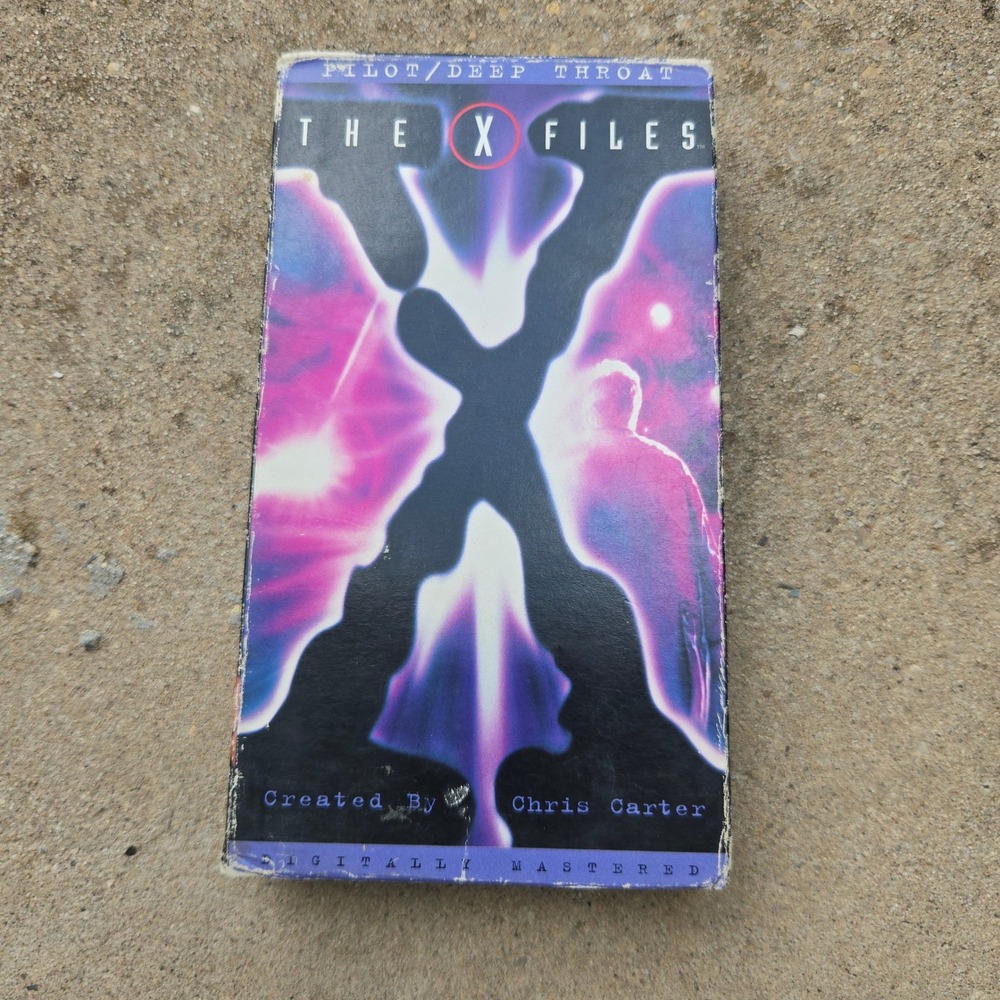 VTG Fox Video The X‎ Files Pilot Deep Throat VHS Tape Black Unisex OS Movie USA
